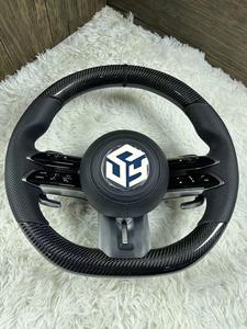 เหมาะสำหรับรถเบนซ์ C CLA W204 C63 W212 W218 W207 W172 SLK W217 W205 G65 X190 <span class=keywords><strong>GTS</strong></span> A45 W213 GLA glb พวงมาลัยคาร์บอนไฟเบอร์ - Product Image 3