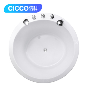 Bañera de forma redonda para instalación de esquina de baño y cocina, <span class=keywords><strong>bañeras</strong></span> japonesas y <span class=keywords><strong>bañeras</strong></span> de hidromasaje <span class=keywords><strong>muy</strong></span> <span class=keywords><strong>pequeñas</strong></span> - Product Image 3