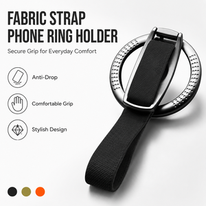 Supporto Magnetico Portatile per Telefono con Anello in Lega di Zinco e Cinturino in Silicone per Uso su Scrivania - Product Image 1