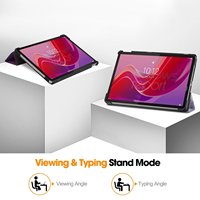Étui pour tablette Lenovo Tab M11 TB-330FU en cuir PU, support pliable, antichoc, étui rabattable pour tablette Lenovo Pad 2024 TB-331FC