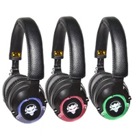 Casque d'écoute sans fil pliable F49 HI-FI LED Light Silent Party Silent Disco