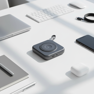 Cargador Inalámbrico Magnético 3 en 1 de Carga Rápida para Teléfono, Reloj y Auriculares, Cargador Portátil de Viaje PD de 20 W 5 en 1 con Tipo-C - Product Image 1