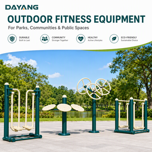 Équipement de fitness extérieur conforme aux normes nationales pour les marchés publics : Roue d'exercice pour bras, idéale pour les parcs et les adultes - Product Image 2