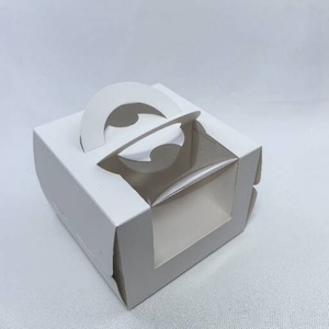 Contenitore Portatile Fai-da-Te in Carta per Torte con Finestra, per Natale, <span class=keywords><strong>Pasqua</strong></span>, Matrimoni, Compleanni, Confezioni Regalo per Muffin, Caramelle, Biscotti e Cioccolatini - Product Image 5