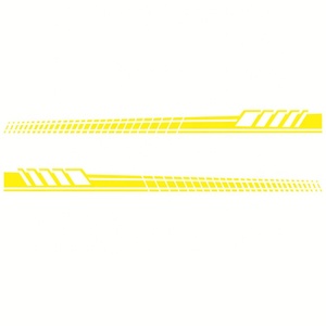 สติ๊กเกอร์ติดรถยนต์ลายเส้นยาวแบบสปอร์ต 2 ชิ้น - Product Image 4