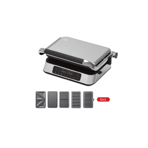 Griglia a Contatto con Display LCD a 4 Fette - Piastra Elettrica per BBQ e <span class=keywords><strong>Panini</strong></span> con Pannello Touch Screen Scaldavivande per Uso Domestico - Product Image 2