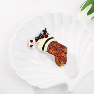 Collection <span class=keywords><strong>de</strong></span> noël bijoux dessin animé cadeau <span class=keywords><strong>de</strong></span> noël pour enfants chaussettes broche vêtements pour femmes broche cadeau décoration <span class=keywords><strong>de</strong></span> noël - Product Image 5