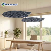Panneau acoustique vertical Seninpanel pour le contrôle du bruit et les intérieurs modernes des bâtiments commerciaux