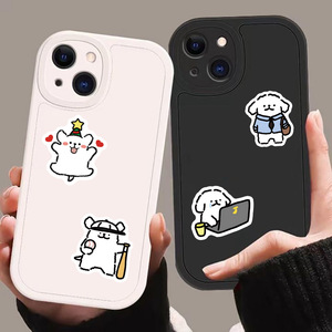 WOWEI 60 pz cartone animato vinile autoadesivo impermeabile cucciolo <span class=keywords><strong>adesivi</strong></span> in PVC capibara adesivo decorazione per la casa con stampa Offset - Product Image 5