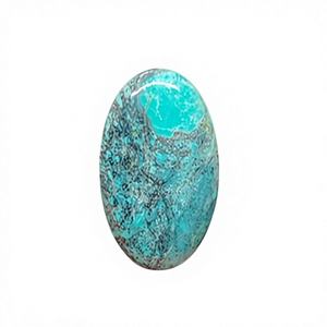 Cristal de turquoise tibétain 100% naturel, fabrication artisanale de bijoux, cabochon - Product Image 1