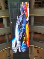 P3.91-7.82 écran LED transparent à haute luminosité mur vidéo LED en verre
