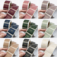 Fabricant d'étiquettes cosmétiques personnalisées en vinyle mat gaufré, résistantes à la déchirure, avec dorure or minimaliste, directement de l'usine
