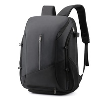 Sac à dos de sport unisexe léger en nylon et denim pour hommes et femmes, compartiment à chaussures indépendant, imperméable pour le basketball et le badminton