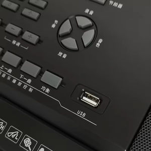 Orgue électrique à double clavier 61 touches, pliable, style numérique en plastique, pour le divertissement familial - Product Image 3