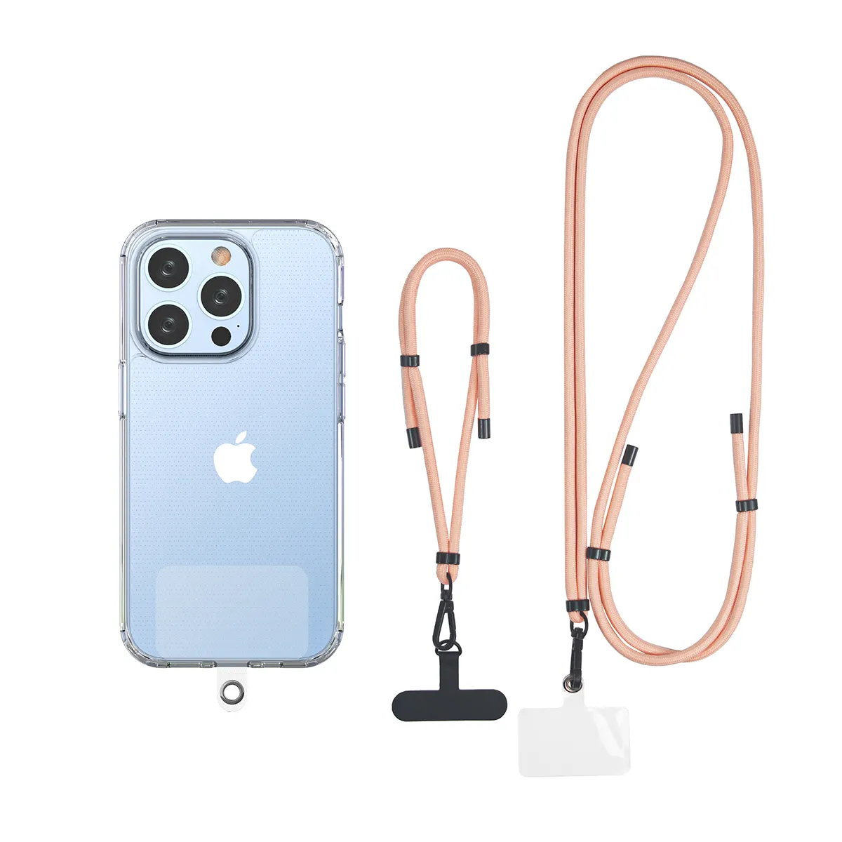 Cell Phone Spacer Lanyard Adjustable Crossbody Cord Strap and Phone Safety Tether For All Phones For iPhone Samsung Case