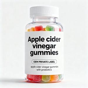 Venta al por mayor de vinagre de manzana gomitas musgo marino saúco arándano Ashwagandha gomitas vitamina biotina colágeno gomitas ACV - Product Image 1