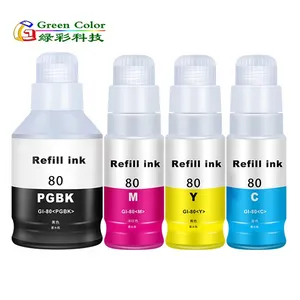 Premium dye ink Tinta GI80 GI90 refill ink for Canon G5080/G6080/G2080