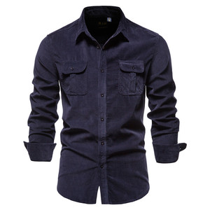 2021 Camisa de flanela de manga longa xadrez masculina personalizada atacado plus size respirável e anti-pilling para primavera temporada - Product Image 4