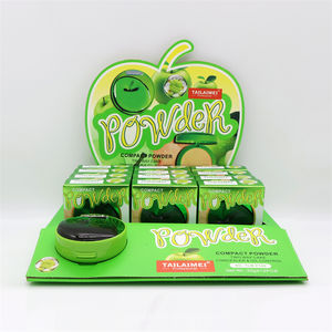 Logo personalizzato polvere compatta polvere naturale pressata Texture setosa olio di controllo acqua resistente al sudore correttore fondotinta - Product Image 4