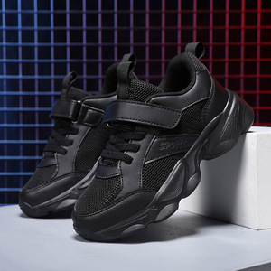 Chaussures à <span class=keywords><strong>plateforme</strong></span> blanches pour enfants JHT, nouvelles baskets pour garçons printemps-automne, semelle souple noire antidérapante, fabrication d'usine - Product Image 4