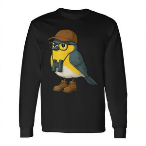 Bird Nerd Bird <b>Watching</b> Long Sleeve T-Shirt Fathers Day Gift - Product Image 2