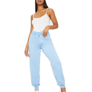 Pantalon de jogging pour femme coupe classique, hiver, taille élastique, 100% coton pour le confort et le style - Product Image 5