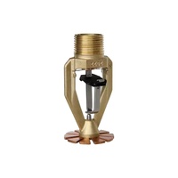 Tête de sprinkler droit globe en laiton 1/2" NPT K5.6, adaptée aux feux A et B, équipement incendie à installation simple