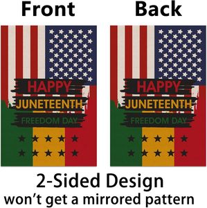 Drapeau de jardin personnalisé pour la Journée du Juneteenth, drapeau de jardin Pan-<span class=keywords><strong>Afrique</strong></span>, drapeau de jardin pour la fête des Noirs américains, décoration de jardin, décoration de maison, vente en gros - Product Image 5