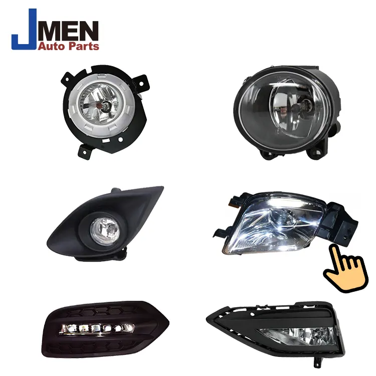 Jmen for DACIA LODGY LOGAN for Renault Fog Light Lamp Bezel cover bulb Led pickup car Taiwan Auto Parts