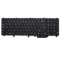 Clavier d'ordinateur portable neuf à prix de gros, disposition US, pour Dell Latitude E6520 E6530 E6540, clavier de remplacement