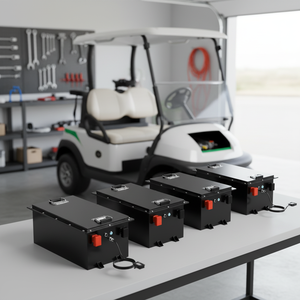 Batterie agli ioni di litio LiFePO4 ad alta potenza 64V 60V, pacco batterie da 105Ah 200Ah per auto elettriche e golf cart, ottimizzate per veicoli elettrici - Product Image 1