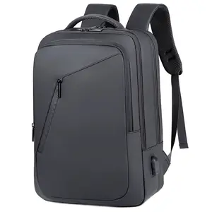 Kunden spezifische wasserdichte Unisex Business Rucksack Laptop Rucksäcke Computer Taschen mit USB