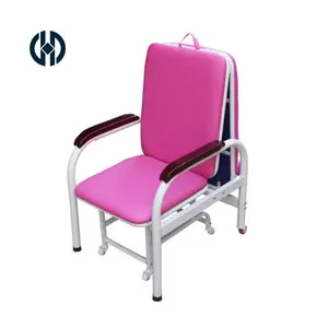 Chaise d'accompagnement de patient endormi pliant médical d'hôpital Offre Spéciale de Manhua