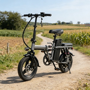Vélo Électrique Pliant de Ville pour Adultes, 500 <span class=keywords><strong>Watts</strong></span>, Batterie Lithium 14 Pouces, Moteur Arrière Brushless, Idéal Longue Distance - Vente en Gros - Product Image 2