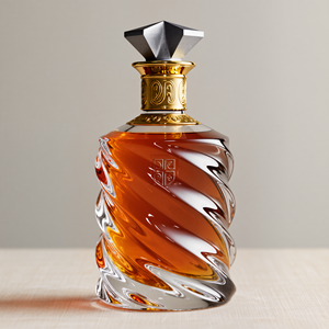 Bouteille miniature vide transparente de 500 ml pour boissons et spiritueux, pour <span class=keywords><strong>whisky</strong></span> et <span class=keywords><strong>alcool</strong></span>, bouchon à vis, utilisation pour le brandy - Product Image 6