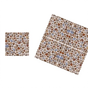 Vistaar Brand Non-Slip Embossed Punch Digital Ceramic Rustic Glazed Surface Floor Tiles 300x300mm - Product Image 3