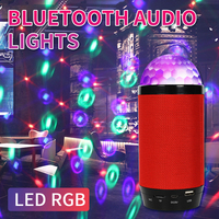 Bola de Discoteca con Altavoces, Luces RGB, Audio, Música LED, Control por Voz, Luz para Fiestas, Lámpara DJ con USB y TF para Club
