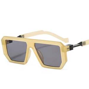 Gafas de Sol Cuadradas Poligonales con Montura Grande de Color Jelly, Estilo Retro, Protección UV400, para Hombre y Mujer, Novedad 2022 - Product Image 1