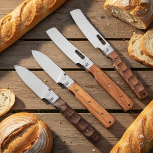 มีดพับสแตนเลสพร้อมด้ามไม้ - อุปกรณ์เอาตัวรอดสำหรับตั้งแคมป์  OEM/ODM ปรับแต่งได้ ระดับ DIY ใช้งานได้กับ EDC - Product Image 4