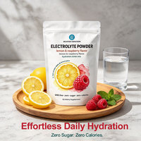 Poudre de mélange d'électrolytes purs Richtek, saveur citron et citron vert, pour la récupération après l'effort, nutrition sportive, OEM, marque privée