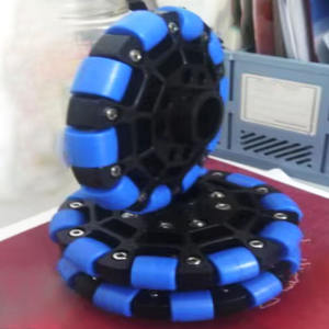 ล้อแก้วแบบหลายทิศทาง125มม. หุ่นยนต์เครื่องจักรคัดแยกและคัดแยกหินล้อแบบสากล - Product Image 4