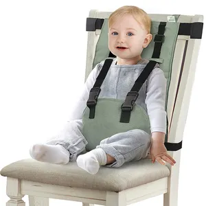 BPA-free Portátil Pano Viagem Arnês Assento Bebê Cadeira Alta Tecido Toddle Booster Seat Fralda <span class=keywords><strong>Bag</strong></span> Com Alças Ajustáveis - Product Image 1