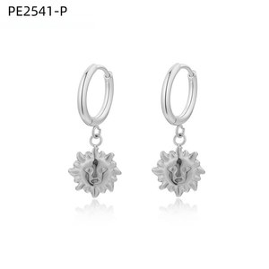 Amy Amy Sun <b>Face</b> Drop Earrings Silver Plated Alloy Women's Vintage Fashion Jewelry Gift PE2541 - Product Image 1