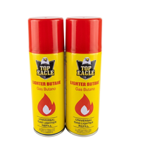 Bouteille de gaz butane en gros pour stockage sûr et stable, recharge de carburant pour briquets de vente au détail en magasin de proximité