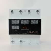 Interruptor de Transferencia Automática (ATS) Trifásico 4P CNXE LGX3-1 con Capacidad de Ruptura de 10kA, 63A/80A/100A, Conmutación de Doble Alimentación, Protección Contra Sobretensión/Subtensión