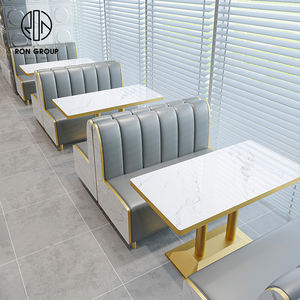 Ristorante e caffè in marmo tavolo e sedia mobili divano stand Set posti a sedere per caffetteria bar - Product Image 5