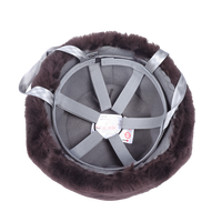 Casque de sécurité hiver SAFEMAN 1525 en ABS, protection contre le froid, avec doublure polaire chaude et protection des oreilles pour travaux en extérieur