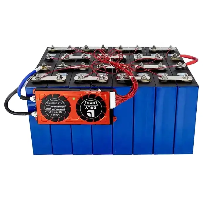 16 celdas de batería prismáticas Lifepo4 de grado A + 3,2 V 200Ah 280Ah 320Ah 340Ah para sistema de energía Solar de 12V 24V 48V
