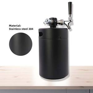 Küçük ağız plastik şarap mızrak dağıtıcı sistemi ile 5l Mini bira varil Growler <span class=keywords><strong>CO2</strong></span> bira Metal musluk - Product Image 2