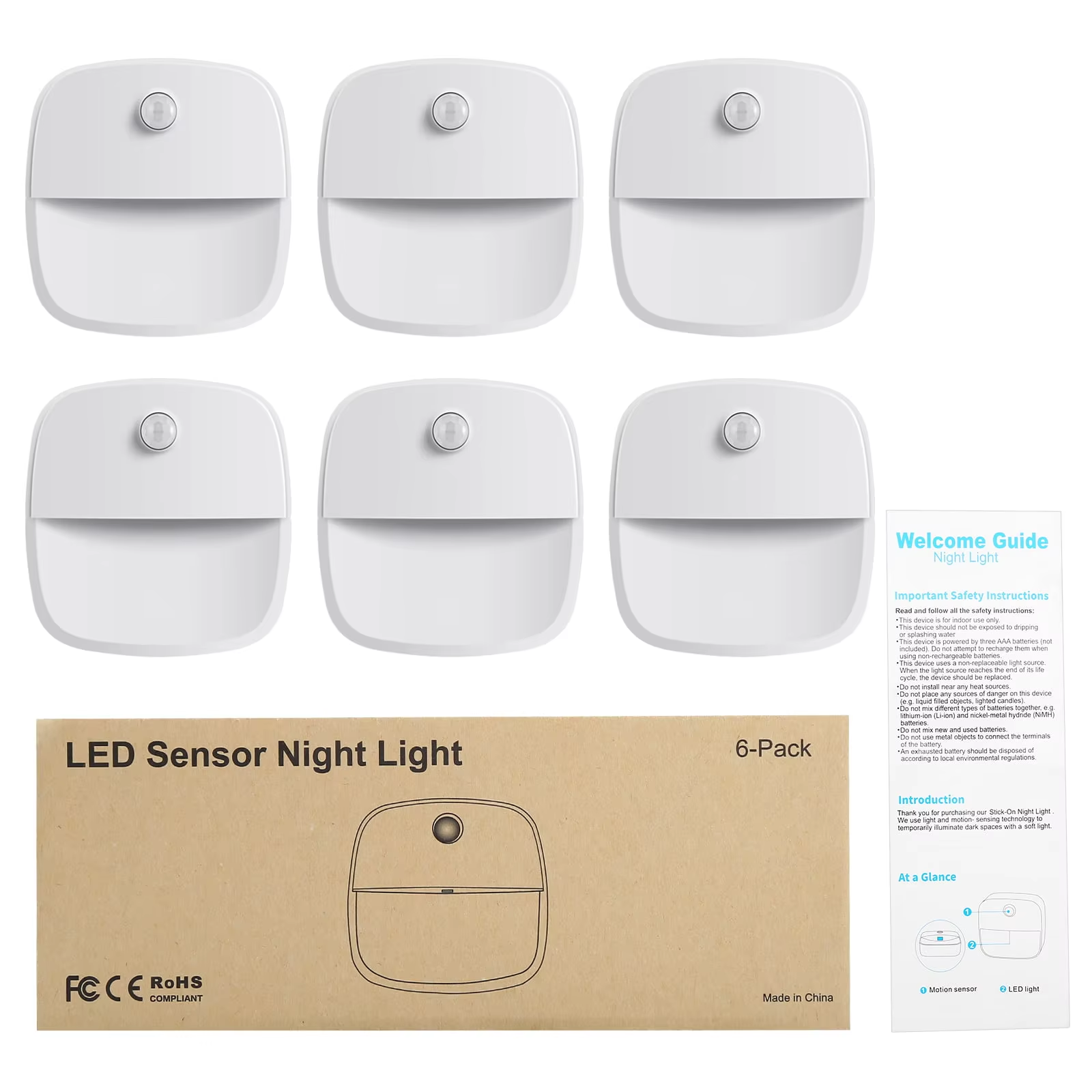 Ensemble de 6 lampes